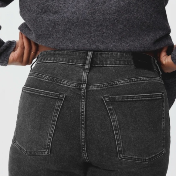 EVERLANE HIGH WAIST NEW THE CURVY 90s CHEEKY STRAIGHT CROP JEAN sz 30 Ankle - Picture 2 of 5